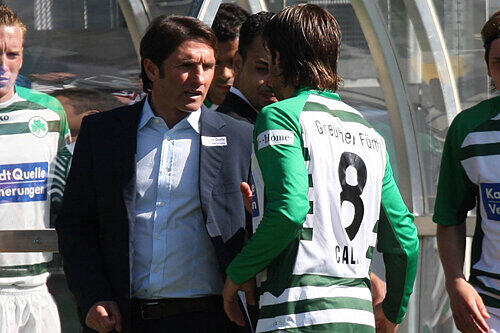 Ein einziges Missverständnis: Trainer Bruno Labbadia (l.) und Marco Caligiuri