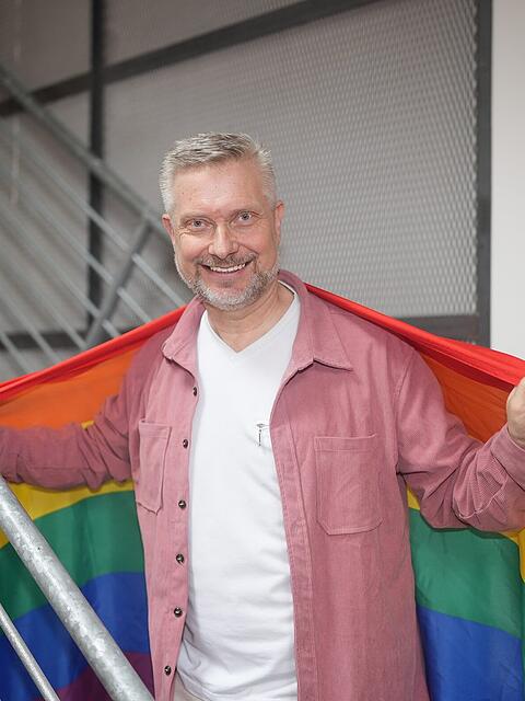 Bernd M&uuml;ller zieht f&uuml;r die Rosa Liste in den Stadtrat ein.