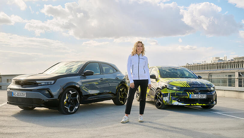Sophia Fl&ouml;rsch ist neue Testfahrerin von Opel.