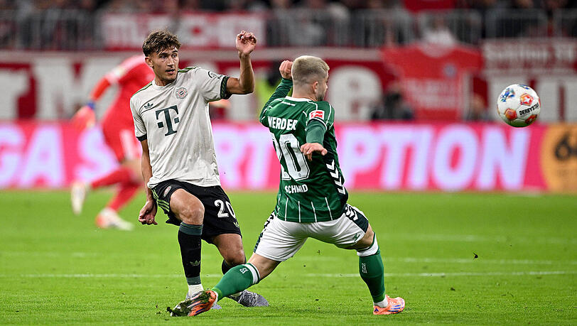 Stand gegen Werder Bremen das erste Mal für den FC Bayern in der Startelf: Tom Bischof.