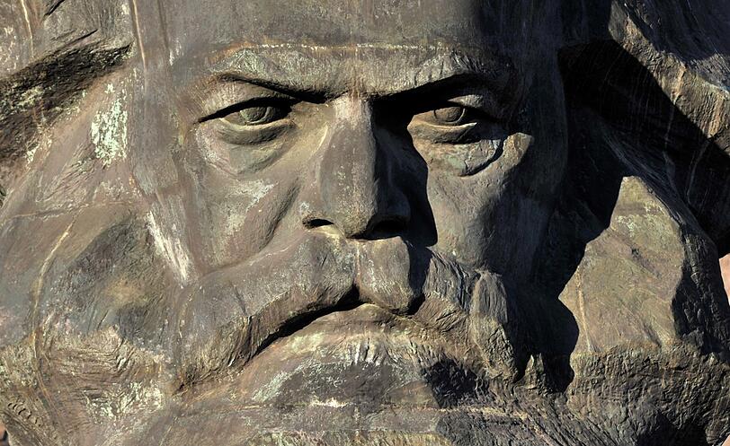 Das Karl-Marx-Monument in Chemnitz.