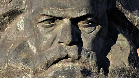 Das Karl-Marx-Monument in Chemnitz.