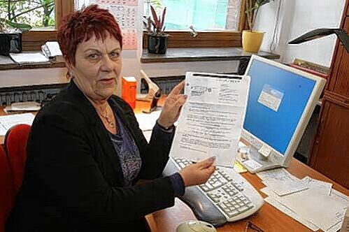 SPD-Frau Renate Blumenstetter war fassungslos, als sie letzte Woche dieses Inkassoschreiben bekam.