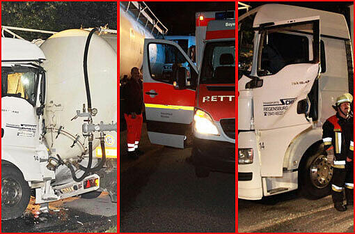 Heftiger Crash an der A8: Ein Sattelzug rammt einen LKW - die Bilder vom Unfall zum Durchklicken!