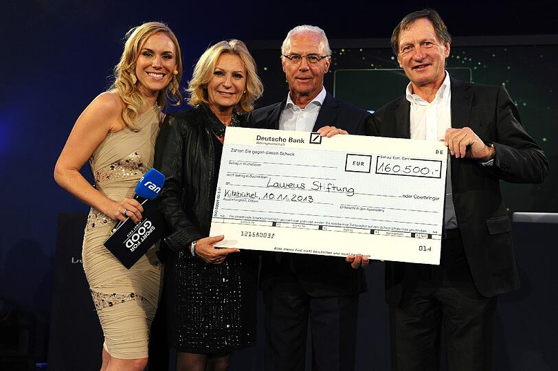 Kathi Wörndl, Sabine Christiansen, Franz Beckenbauer, Franz Klammer.