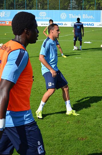 Vorstellung, Fototermin, Training: Der erste Arbeitstag von 1860-Neuzugang Michael Liendl in Bildern.