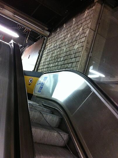 ... damit es auf der Treppe heller wird.