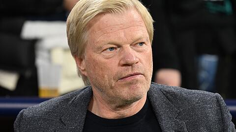 Oliver Kahn, Vorstandsvorsitzender der FC Bayern München AG, vor der Partie.