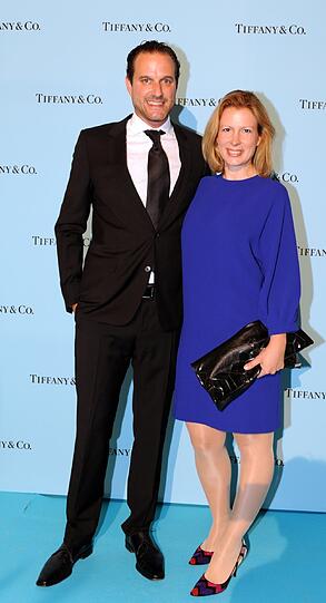 175 Jahre Tiffany in den Postgaragen München am 4.Sept.2012. Felix und Sabine Eichbauer