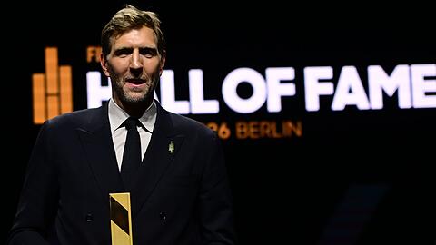 Dirk Nowitzki geh&ouml;rt nun zur Hall of Fame des Weltbasketballs.