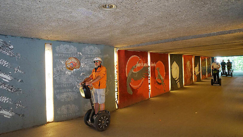 An vielen verschiedenen Orten in München ist Graffiti-Kunst zu sehen.