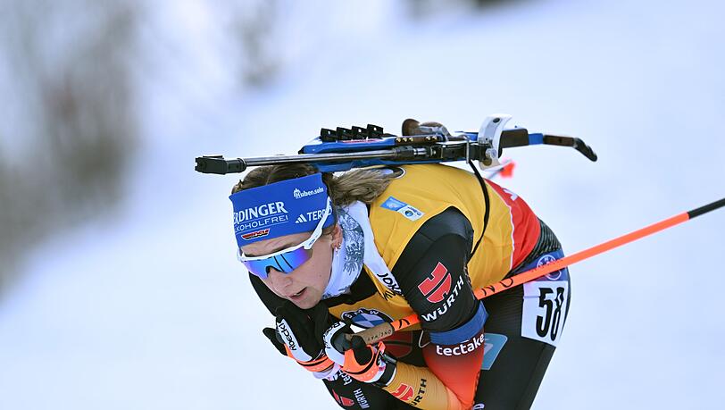 Franziska Preuß holt den siebten Podestplatz der Saison.