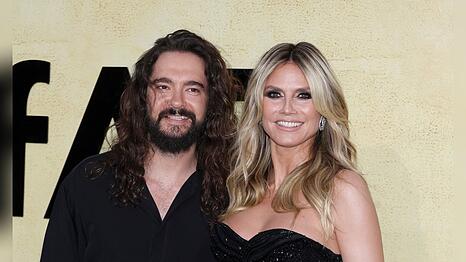 Seit sieben Jahren gl&uuml;cklich verheiratet: Tom Kaulitz und Heidi Klum.