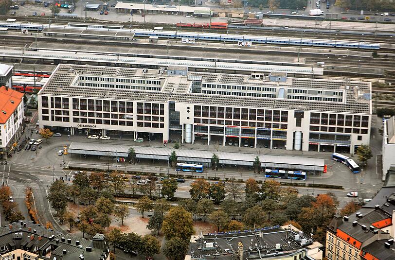 Blick auf den heutigen Ostbahnhof aus dem Jahr 2007.
