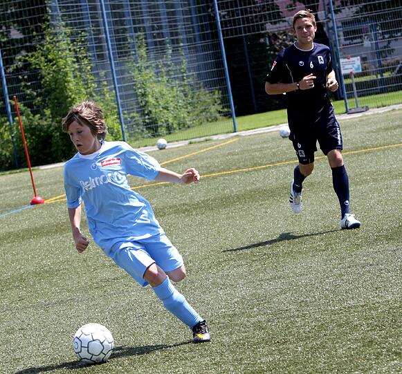 Am Vormittag wurden die Grundlagen trainiert &ndash; mal mit, mal ohne Ball. Die Bilder vom Fielmann-Camp beim TSV 1860