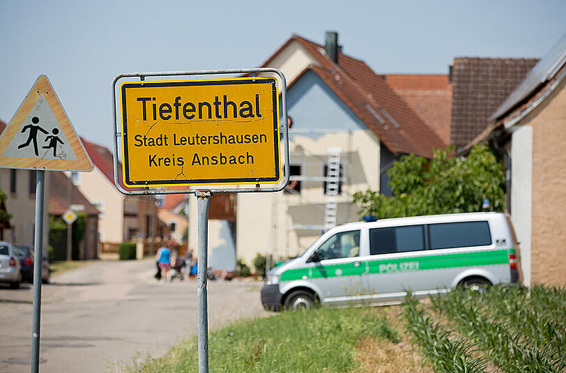 Tiefenthal im Landkreis Ansbach. Hier hat der Amokläufer sein erstes Opfer erschossen.