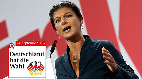 Sahra Wagenknecht fühlt sich in ihrer Rolle als Oppositionsführerin wohl, würde aber auch eine Regierungsbeteiligung nicht ablehnen.