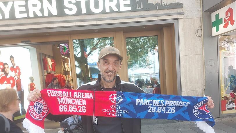 J&eacute;rome Texier: extra mit dem Auto aus Paris angereist.