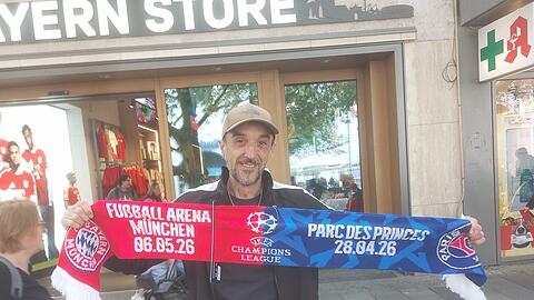 J&eacute;rome Texier: extra mit dem Auto aus Paris angereist.