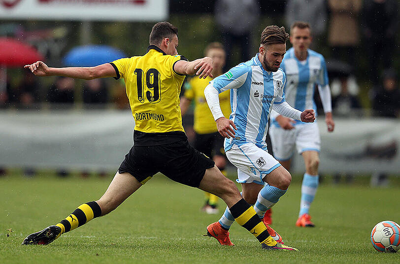 Enttäuschung pur: Borussia Dortmund beendete die Titelträume der U19-Löwen in letzter Minute. Die Bilder vom Spiel.