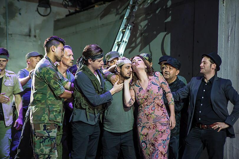 Bizets "Carmen" in der Inszenierung von Andreas Wiedermann im ehemaligen Heizkraftwerk an der Katharina-von-Bora-Straße.
