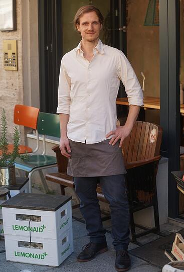 Hingucker in der Gastronomie: Christian.