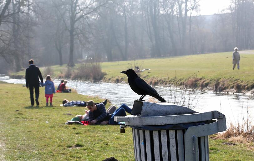 Sommer in der Stadt: München genießt den Frühling am Wochenende.