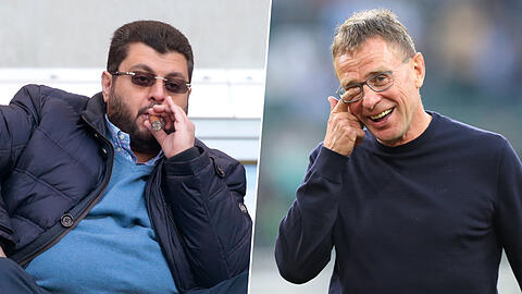 Kann Hasan Ismaiks Handeln beim TSV 1860 nicht nachvollziehen: RB-Leipzig-Boss Ralf Rangnick (re.).