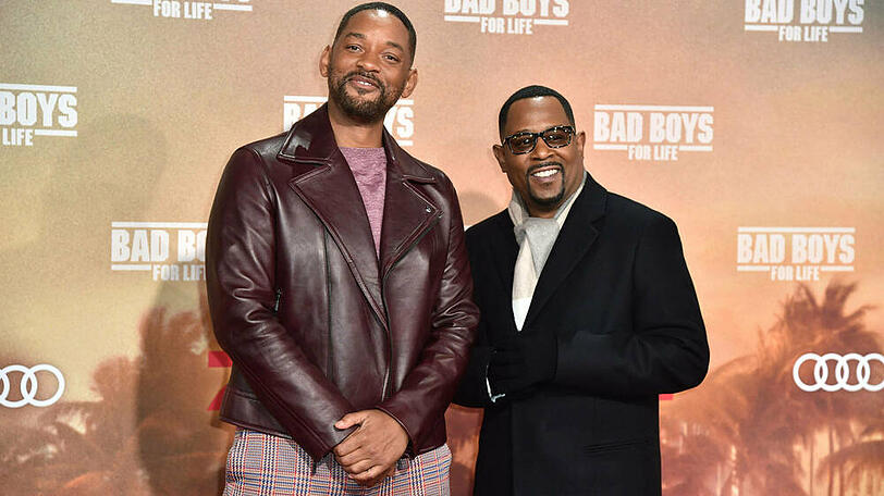 Will Smith und Martin Lawrence auf dem Premierenteppich in Berlin