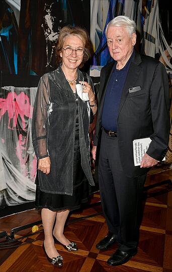 Alexander Kluge mit Frau Dagmar
