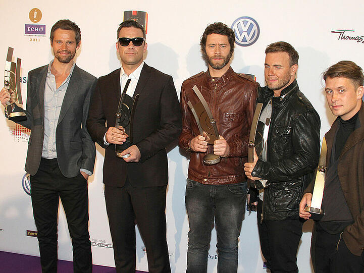 Take That bei der Echoverleihung 2011 in Berlin
