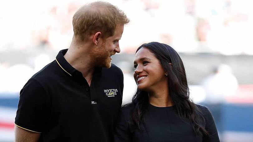 Harry und Meghan haben sich bei einem Pub-Besuch von dem Shitstorm erholt
