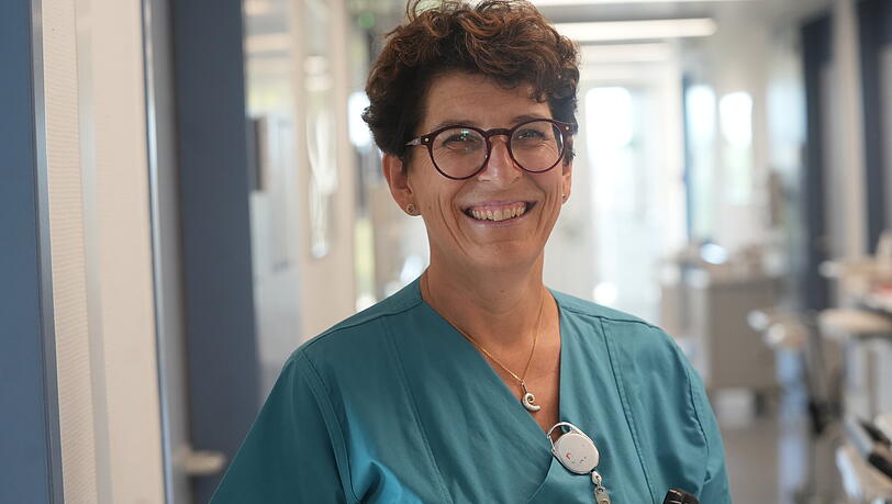 Sabine Malcher arbeitet seit 2004 in der Geriatrie.