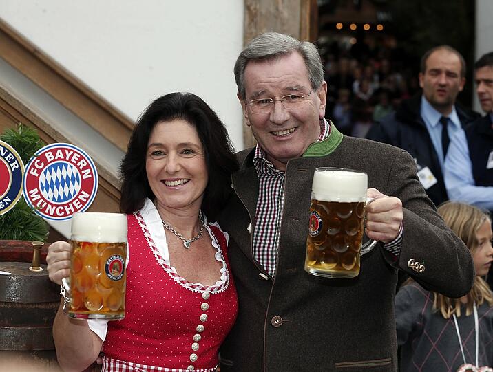 Bayern-Präsident Karl Hopfner und Anne Kroell