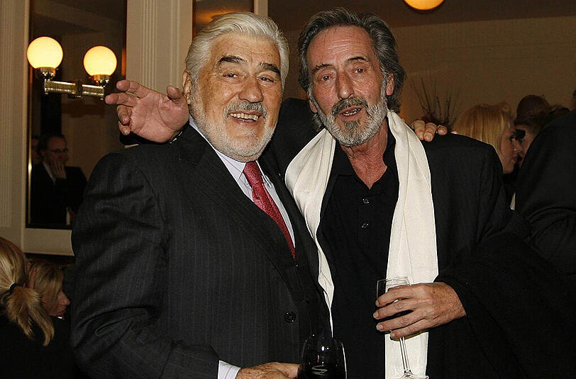 Erfolgs-Duo: Mario Adorf und Kult-Regisseur Helmut Dietl (&dagger;) 2007.