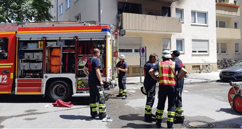 Der Brand ereignete sich in der Anglerstraße.