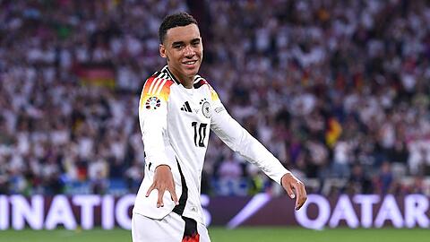 Mit einem hübschen Tor und einem insgesamt herausragenden Auftritt beim 5:1 gegen Schottland: DFB-Star Jamal Musiala, der mit seinem Team gegen Ungarn den zweiten Sieg anpeilt.