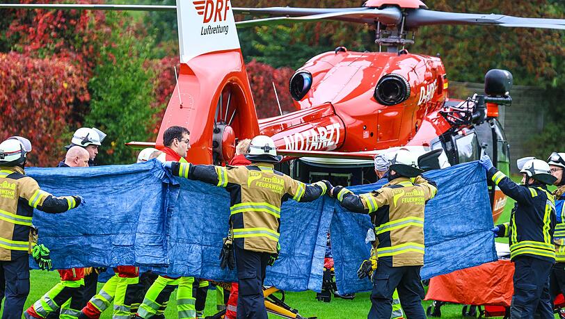 Mit einem Rettungshubschrauber war Iris Stalzer in ein Krankenhaus geflogen worden. (Archivbild)