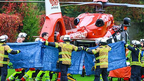 Mit einem Rettungshubschrauber war Iris Stalzer in ein Krankenhaus geflogen worden. (Archivbild)