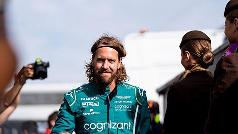 Sebastian Vettel vom Team Aston Martin vor seinem letzten Rennen beim Großen Preis von Abu Dhabi.