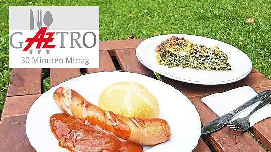 Currywurst aus der Mikrowelle gibt es derzeit im Nußbaumpark.
