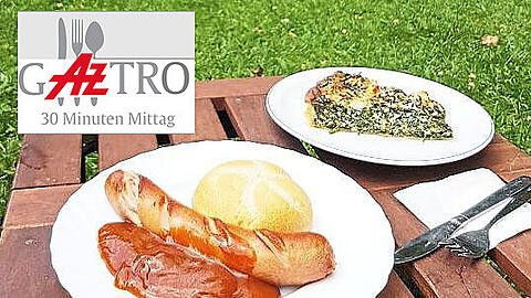 Currywurst aus der Mikrowelle gibt es derzeit im Nußbaumpark.