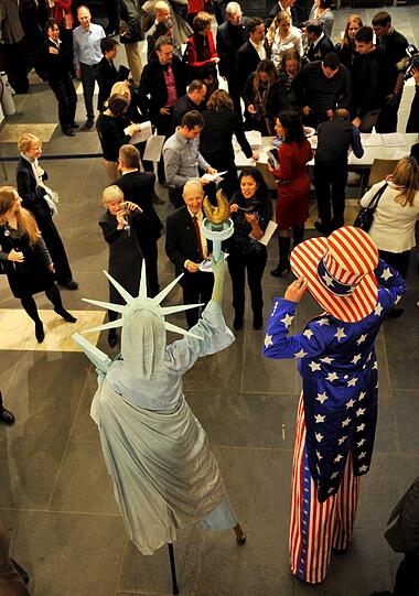US-Wahlparty im Amerika Haus in München - die Bilder.