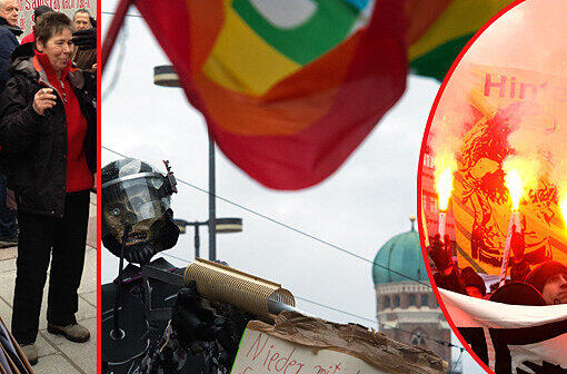 Hier sehen Sie die Bilder von der Demo gegen die 49. Münchner Sicherheitskonferenz.