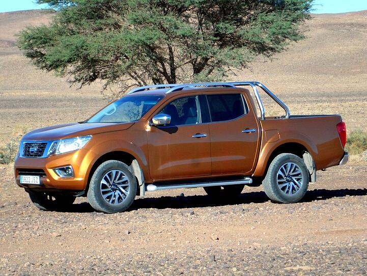 Kräftiger Offroader: Nissan hat beim aktuellen Navara den Wechsel vom Lastentier zum Lifestyle-Laster vollzogen.