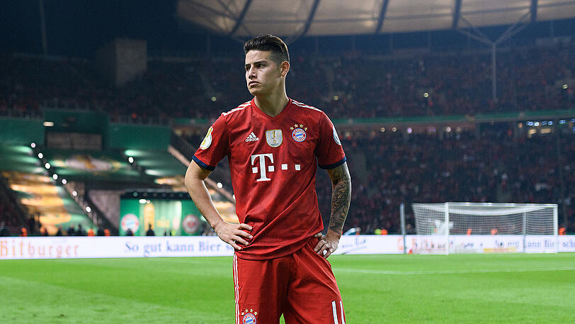 James Rodríguez spielt auf Leihbasis für zwei Jahre beim FC Bayern.