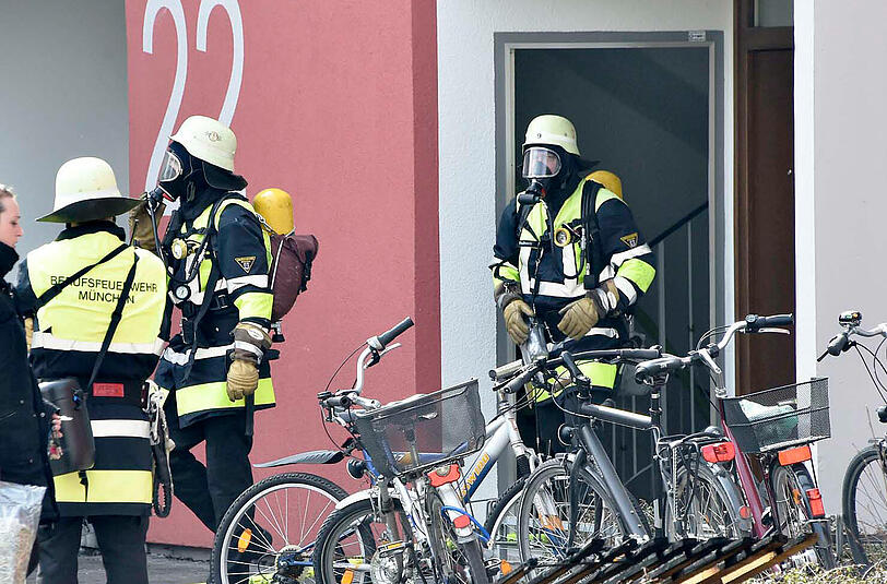Im Kellerabteil eines Wohnblocks in Neuperlach kam es Am Samstag zu einem Brand.