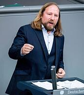 Anton Hofreiter, Fraktionsvorsitzender von Bündnis 90/Die Grünen, spricht. Foto: Kay Nietfeld/dpa