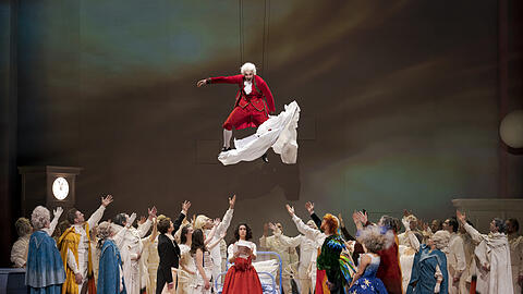 Der wiederauferstandene Mozart im Finale.