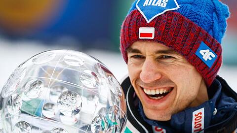 Der Pole Kamil Stoch ist der Top-Anwärter im Skisprung-Weltcup.